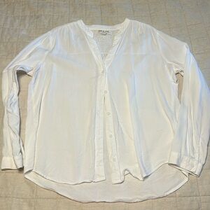White Anthropologie Blouse